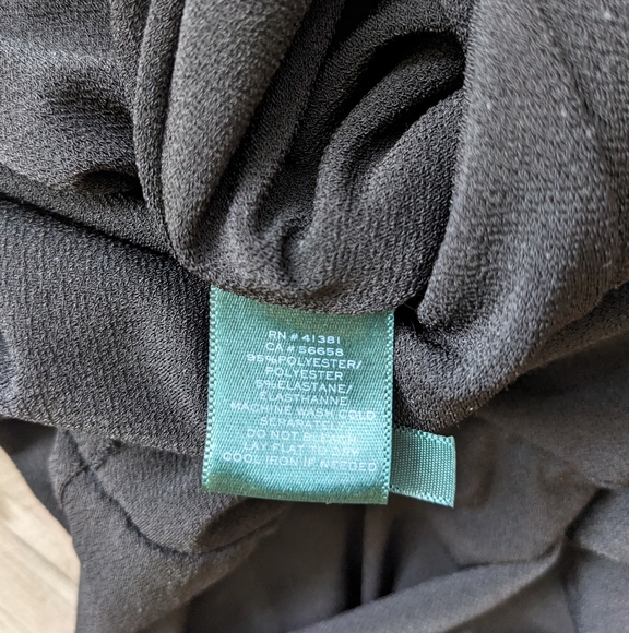 Lauren Ralph Lauren Black Jumpsuit Large - Picture 4 of 4